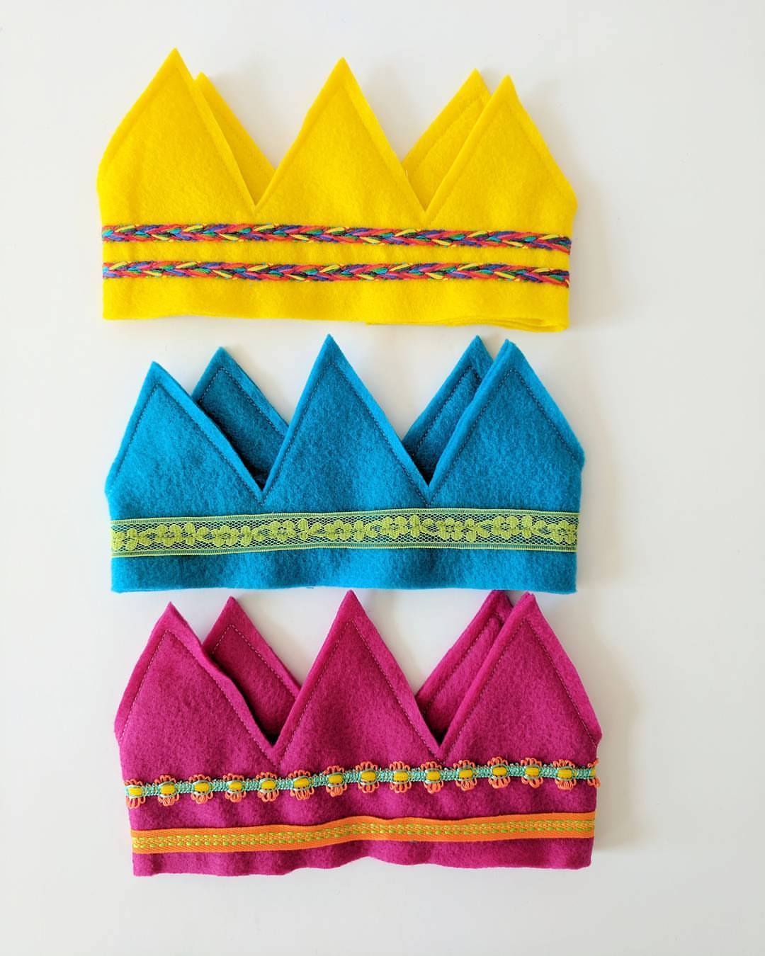 Made By Shellmo Felt Crown